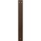Ekena Millwork Traditional Steel Bracket, Hammered Brown 2"W x 18"D x 18"H BKTM02X18X18TRHBR - alternate 2